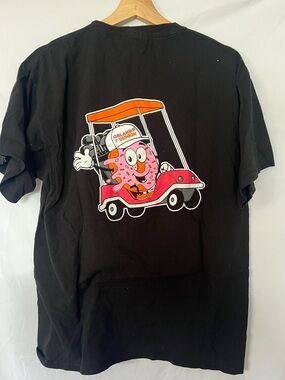 Orlando Dunkin Donut Graphic Tee - Novelty T-Shirt - Size Large Fun Cartoon